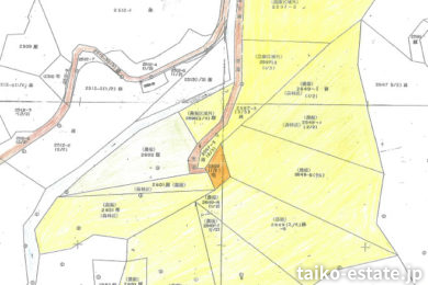 本部町字伊豆味の広大な土地